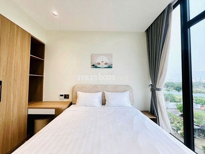 CĂN 1PN CAO CẤP FULL NỘI THẤT  BAN CÔNG VIEW TRƯỚC NGAY LOTTE