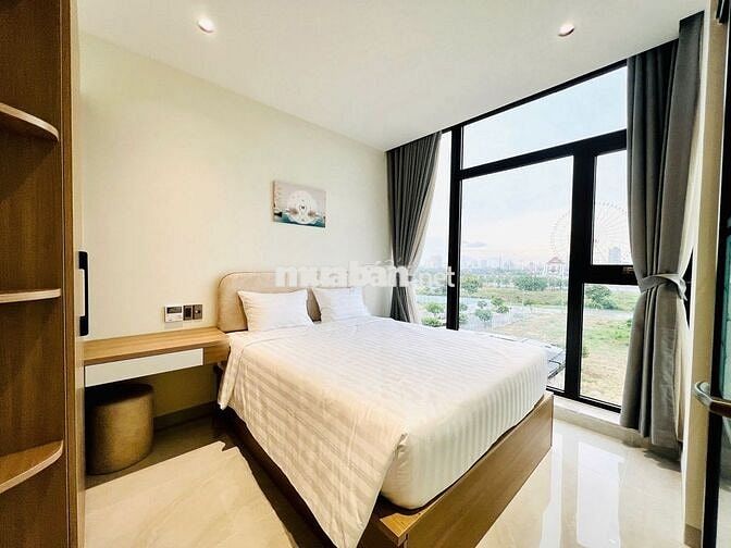 CĂN 1PN CAO CẤP FULL NỘI THẤT  BAN CÔNG VIEW TRƯỚC NGAY LOTTE