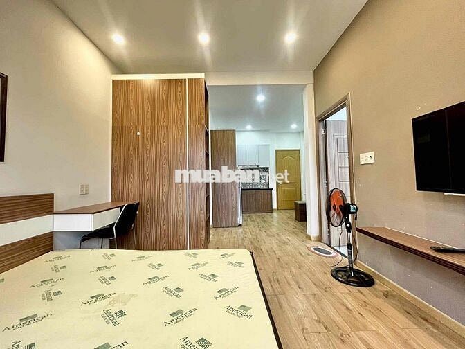CHO THUÊ CĂN HỘ QUẬN 3 - CAO THẮNG - MỚI NHƯ HÌNH- RỘNG 45m2- 2 Bancol