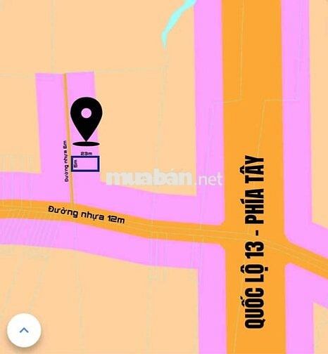 Đất thổ cư ngay KCN đường nhựa 6m sát Quốc lộ 13
