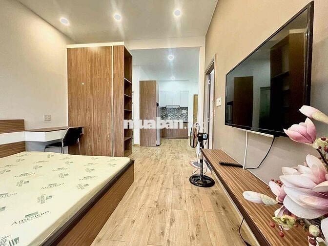 CHO THUÊ CĂN HỘ QUẬN 3 - CAO THẮNG - MỚI NHƯ HÌNH- RỘNG 45m2- 2 Bancol