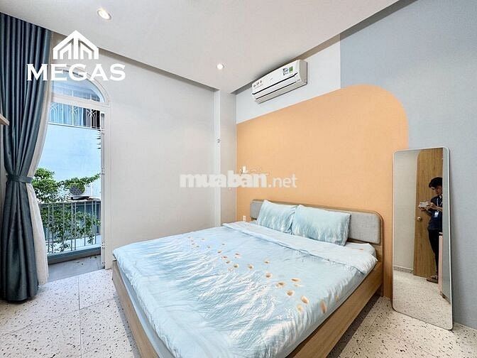 CHO THUÊ CĂN HỘ 1PN BANCONG MỚI - CẠNH TRƯỜNG SA, HOÀNG SA - QUẬN 3