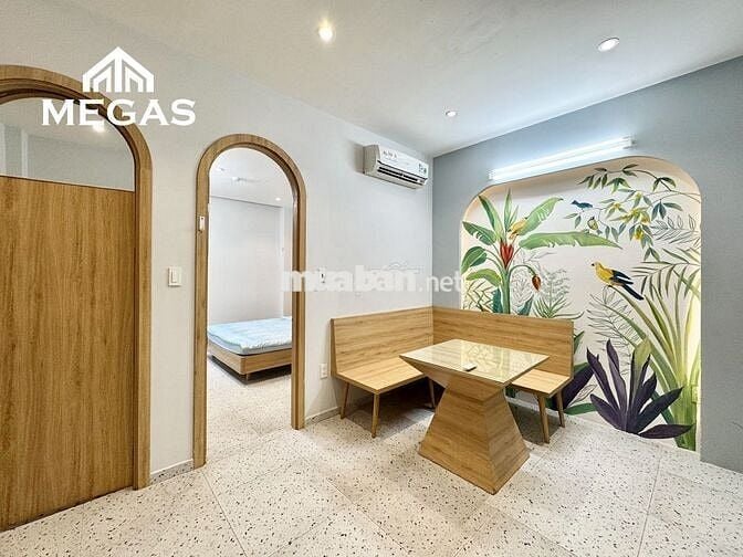 CHO THUÊ CĂN HỘ 1PN BANCONG MỚI - CẠNH TRƯỜNG SA, HOÀNG SA - QUẬN 3