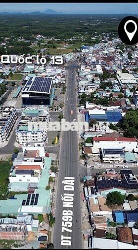 Đất ngay thị trấn trung tâm thương mại Plaza có sẵn thổ cư sát QL 13