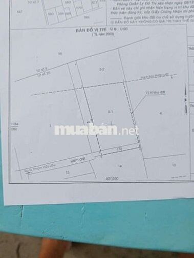 Đất hiện trạng tỷ lệ 1/500, kdc hiện hữu