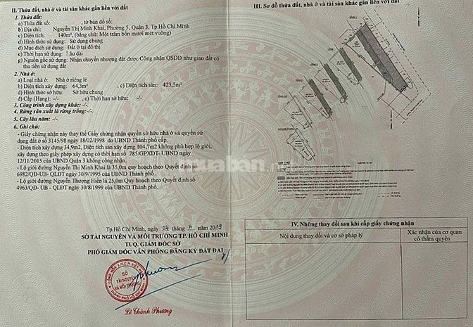 Bán nhà mặt tiền Nguyễn Thị Minh Khai Q3, 140m², 6 tầng, giá 90 tỷ