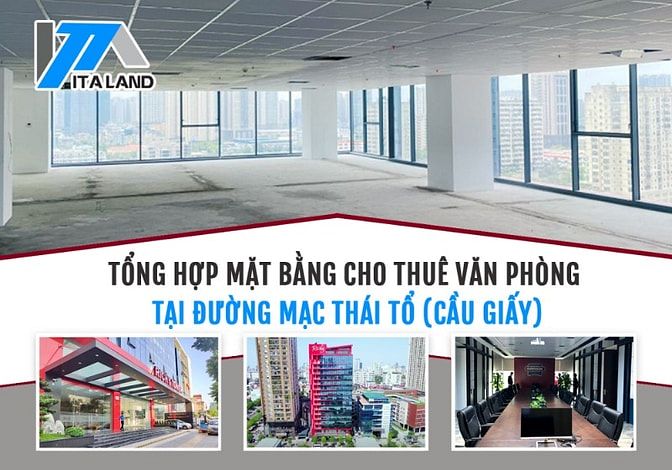BQL cho thuê 481m2 tầng 3 tòa 33 mạc thái Tổ làm văn phòng, trung tâm 