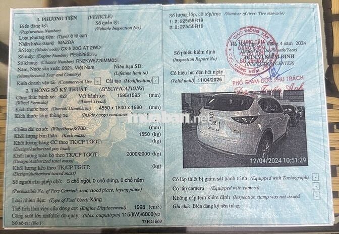 Mazda CX 5 2021 2.0 Luxury - 3 vạn km, chính chủ
