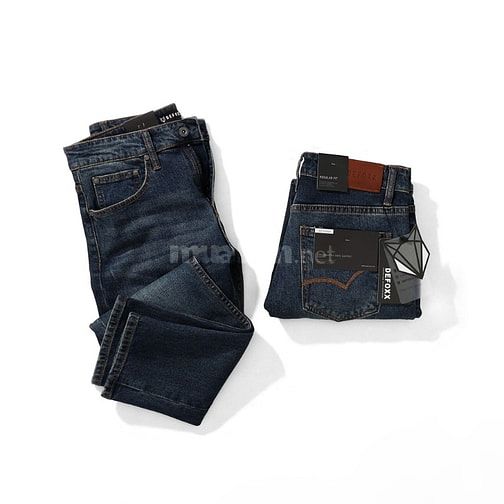  Quần jean Defoxx Xanh Đá Wash 250920