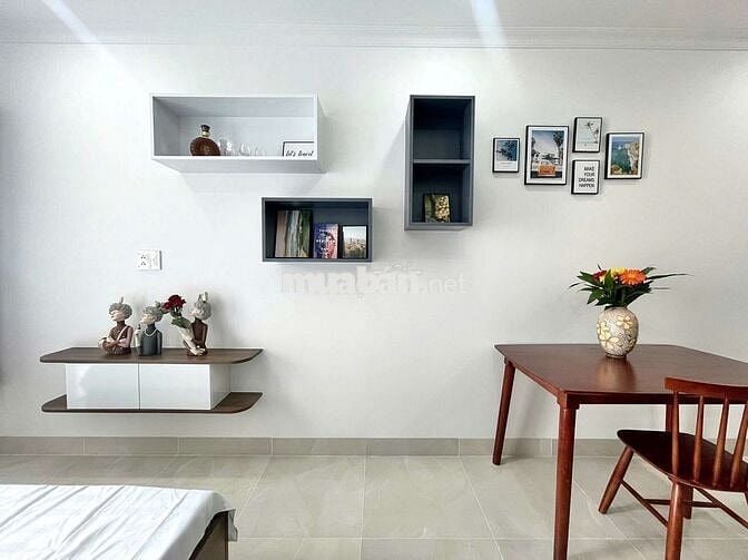 🟥 Căn Hộ Studio Ban Công, Full Nội Thất, Thang Máy. Ngay Hutech, UEF