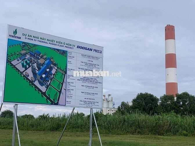 CHO THUÊ MẶT BẰNG MỚI 100% ĐỐI DIỆN NHÀ MÁY NHIỆT ĐIỆN Ô MÔN