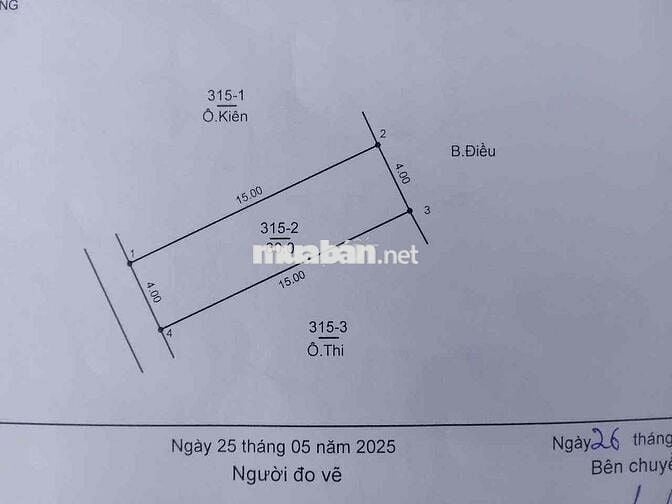 60m đất Xen Kẹt tại Mộc Hoàn Đình, An Khánh, HN