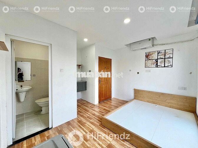 studio ở Lê văn thọ có cửa sổ lớn đường oto
