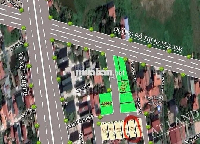 Chính chủ cần bán đất full thổ cư tại xã Đức Thượng, Hoài Đức