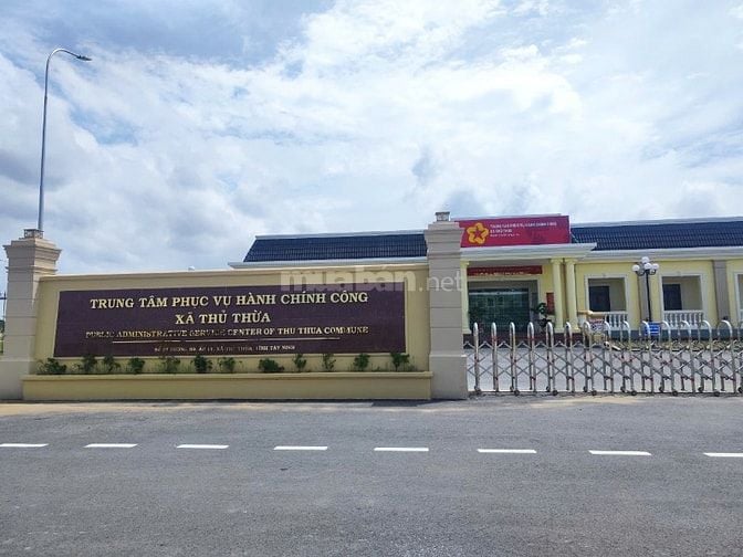 NỀN SHOPHOUSE MẶT TIỀN ĐƯỜNG ĐT 818 NGANG 6M ĐÓI DIỆN XÃ THỦ THỪA