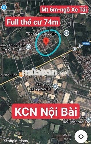 3.3x tỷ lô full thổ cư Xuân Bách giáp KCN Nội Bài ngõ xe Tải 3.3x tỷ lô full thổ cư Xuân Bách giáp KCN Nội Bài ngõ xe Tải