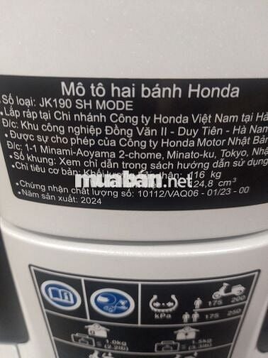 Bán Sh mode cbs màu trắng T11/24 BS vip 06674