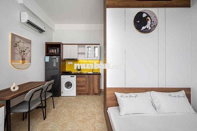 Cho Thuê Căn Hộ Stu 35m2 🎉Full NT Luxury 💓Cửa Sổ Trời✨Gần Q1