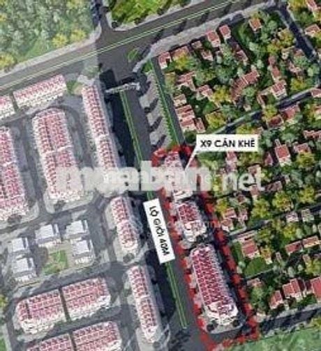 Đấu giá X9 Cán Khê (Nguyên Khê, Đông Anh) 75m2 mặt đường quy hoạch 40m