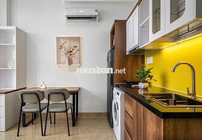 Cho Thuê Căn Hộ Stu 35m2 🎉Full NT Luxury 💓Cửa Sổ Trời✨Gần Q1