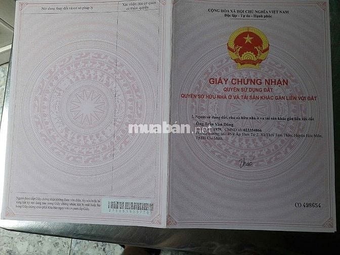 Bán đất DT 2749 m2 mặt tiền đường 711 ấp Vân Hàn, xã Trung Lập Thượng
