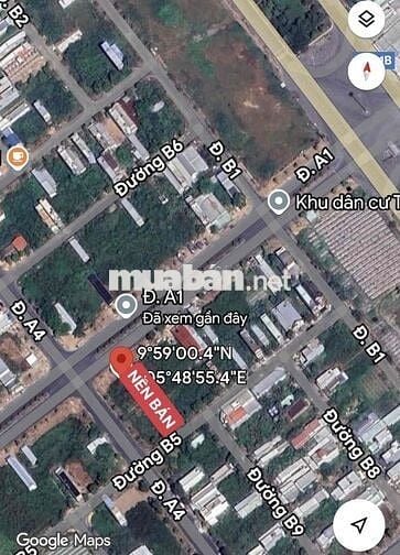 BÁN NỀN TRỤC CHÍNH A1 - KDC TÂN PHÚ, Q. CÁI RĂNG, TP CẦN THƠ