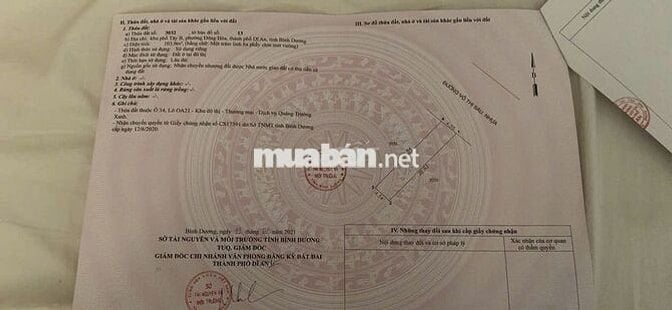 BÁN 100M2 MẶT TIỀN GS14 KINH DOANH BUÔN BÁN NGAY BIGC GO DĨ AN