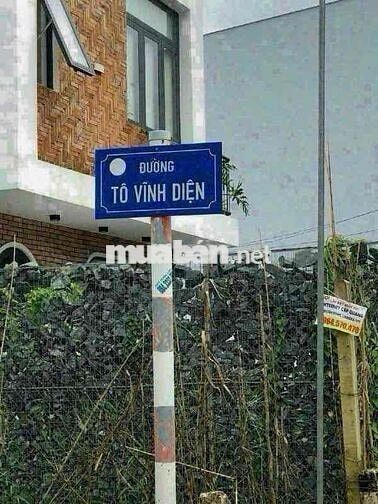 Bán đất mặt tiền Tô Vĩnh Diện diện tích 240m2