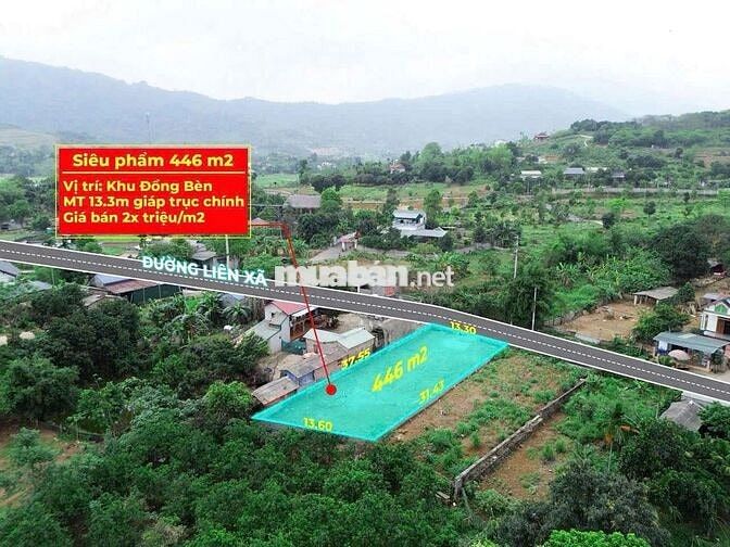 BÁN ĐẤT MẶT ĐƯỜNG LIÊN XÃ PHÚ MÃN