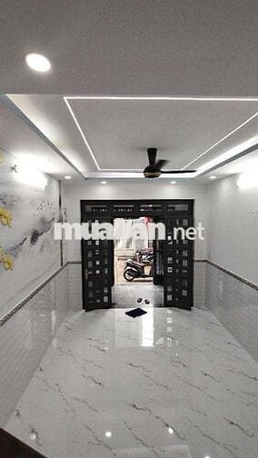 BÁN NHÀ 4 TẦNG - ĐƯỜNG SỐ 10 - DT. 4 x 18 - GIÁ 5.3TỶ, ĐƯỜNG 6M THÔNG.