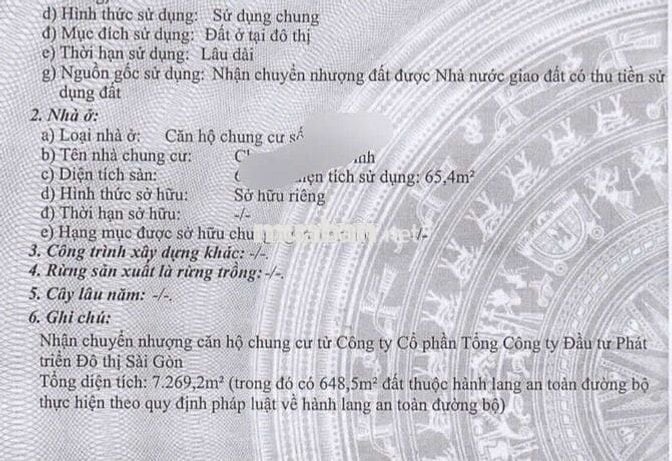 Chung cư iris Tower, 65 m² sổ hồng: 1, 670 tỷ. Nhận ký gửi