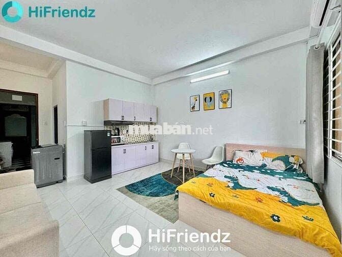 Cho Thuê Studio Balcon 40m2 Máy Giặt Riêng Full NT Ngay ĐH Bách Khoa