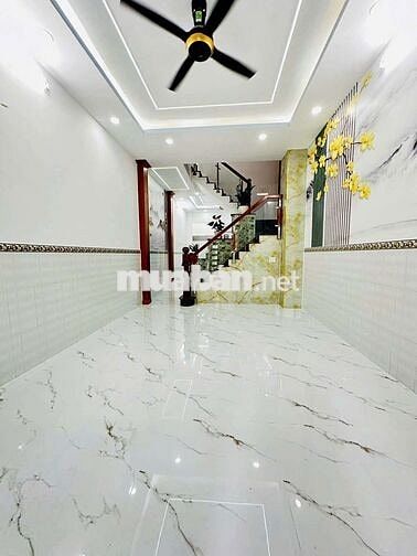 BÌNH TÂN - 64M2  NHÀ ĐẸP 3 TẦNG HẺM XE HƠI  P.BHHB CHỈ 5,35TỶ TL