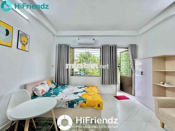 Cho Thuê Studio Balcon 40m2 Máy Giặt Riêng Full NT Ngay ĐH Bách Khoa