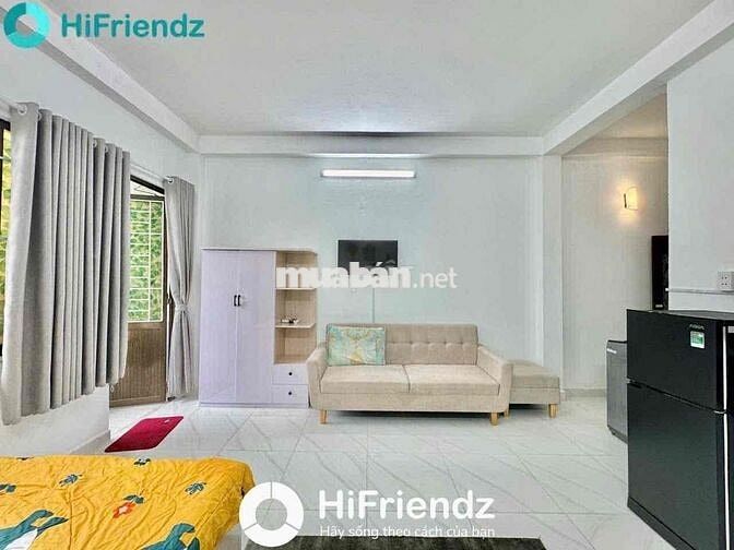 Cho Thuê Studio Balcon 40m2 Máy Giặt Riêng Full NT Ngay ĐH Bách Khoa