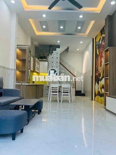 Nhà Đẹp 5 Tầng — Gần Gò Dầu Kênh 19/5 Tân Thắng (4m x 14m) Đông Nam