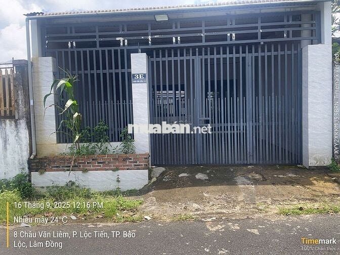 Bảo Lộc -Mặt tiền Châu Văn Liêm - P.Lộc Tiến 6x23.5 Full thổ chỉ 2.7t