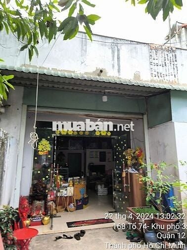 Bán nhà 25m x 16m7, gần QL 22, Trung Mỹ Tây, Quận 12