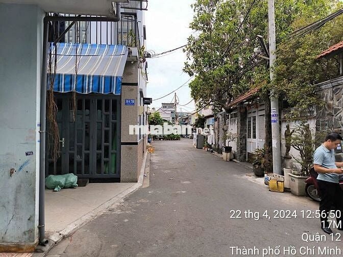 Bán nhà 25m x 16m7, gần QL 22, Trung Mỹ Tây, Quận 12