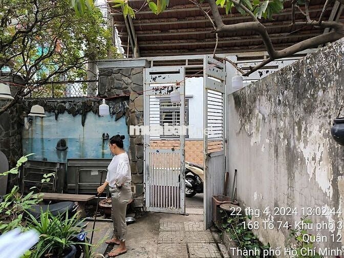 Bán nhà 25m x 16m7, gần QL 22, Trung Mỹ Tây, Quận 12