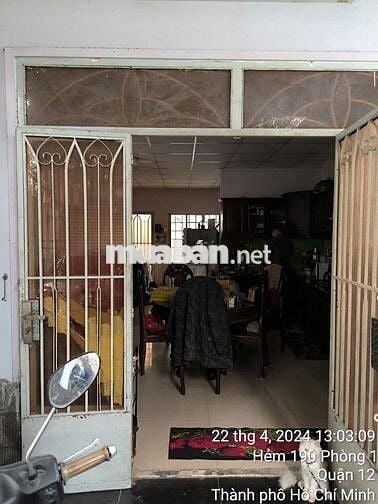 Bán nhà 25m x 16m7, gần QL 22, Trung Mỹ Tây, Quận 12