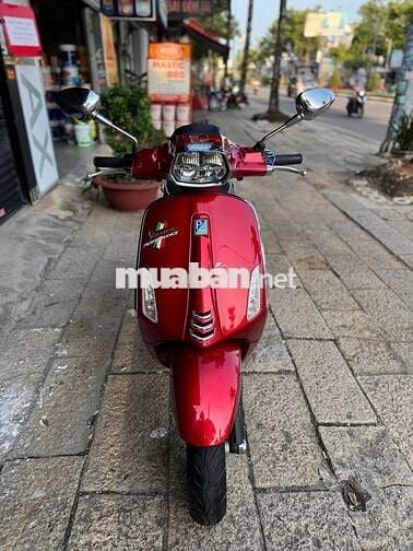 Vespa Sprint Đỏ Cherry 12/2020 125cc 95% bọc keo
