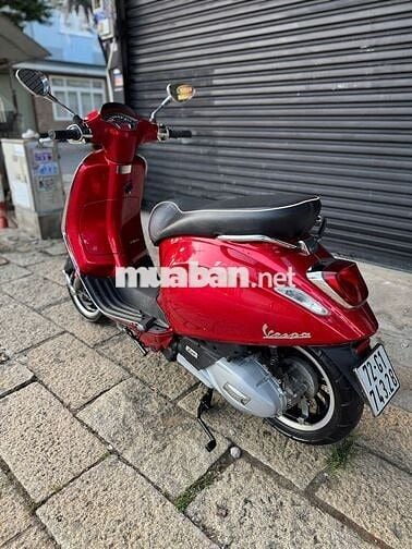 Vespa Sprint Đỏ Cherry 12/2020 125cc 95% bọc keo