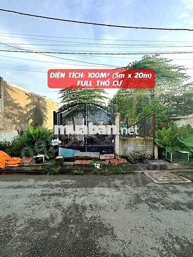 BÁN ĐẤT ĐƯỜNG LÝ TẾ XUYÊN, P. LINH ĐÔNG – 100M² FULL THỔ CƯ – GIÁ 5.8