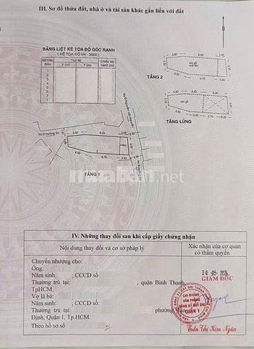Bán nhà góc 2 mặt hẻm rộng 3m Nguyễn Văn Nguyễn thông Hoàng Sa, Quận 1