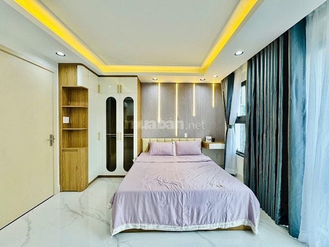 Nội thất 4tỷ nhà Bàn Cờ khu VIP Quận 3, SHR, 1 trệt 3 lầu sân thượng