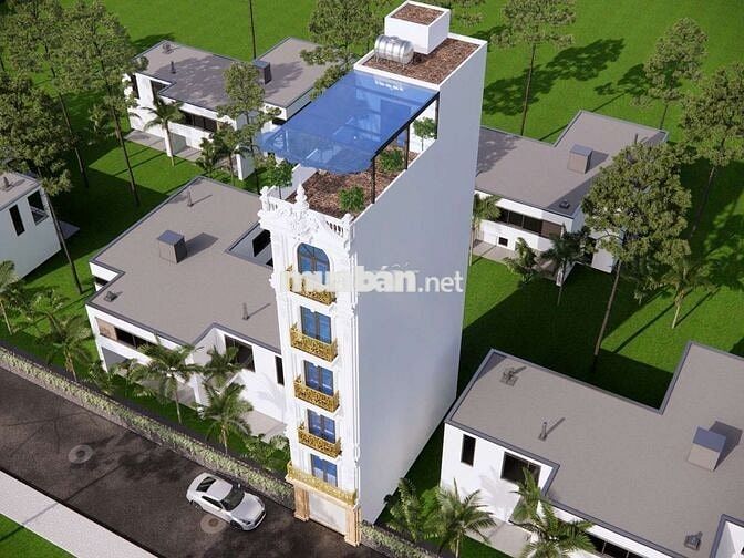 Nhà mặt tiền, xã Ngọc Hồi,50m2, 7 tầng Thang máy, 8 phòng ngủ rộng