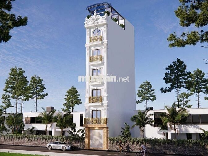 Nhà mặt tiền, xã Ngọc Hồi,50m2, 7 tầng Thang máy, 8 phòng ngủ rộng