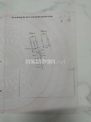 Bán nhà hẻm 2,5m Phú Thọ Hòa, P. Phú Thọ Hòa, Q.Tân Phú - Giá 3,5 tỷ