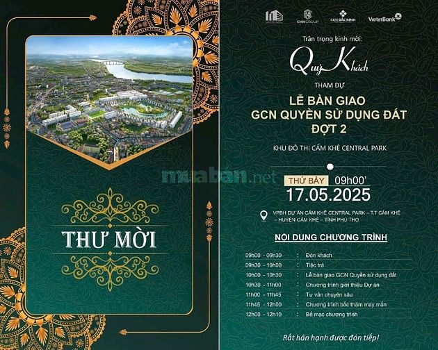 ĐỪNG BỎ LỠ CẨM KHÊ CENTRAL PARK 🔥 🔥 